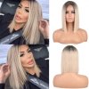 Přírodní blond mikádo paruka Vanessa se síťkou (lace front)