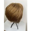 Rezatá paruka z pravých a umělých vlasů Maddie