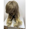 Blond paruka z pravých a umělých vlasů Aggie