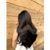 Dlouhá tmavá paruka Courtney se síťkou (5)