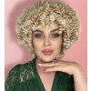 Blond afro paruka Vivien