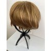 Zlatá pixie paruka z pravých a umělých vlasů Elodie