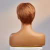 Měděná pixie paruka z pravých a umělých vlasů Cora