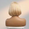 Mandlová pixie paruka z pravých a umělých vlasů Maya