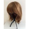 Zrzavá mikádo paruka z pravých a umělých vlasů Fleur
