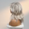 Stříbrná paruka z pravých a umělých vlasů Meara