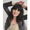Černá mikádo paruka s melíry Melissa