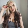 Blond paruka se síťkou a hnědými konečky (lace front)