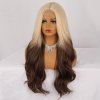 Blond paruky s hnědými konečky (7)
