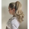 Vlnitý PONYTAIL se skřipcem - platinová blond
