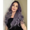 Vlnitá světle fialová ombré paruka Cindy