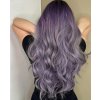Vlnitá světle fialová ombré paruka Cindy