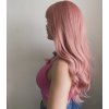 Dlouhá starorůžová paruka Esmeralda