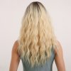 Blond vlnitá paruka Marina s tmavými kořínky