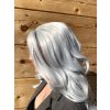 Moderní šedá paruka Daria se síťkou (9)