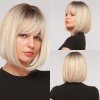Blond mikádo paruka Simona s ofinou