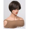 Pixie čokoládově hnědá paruka Veronika s ofinou