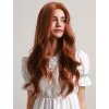 Světle zrzavá vlnitá paruka Rose