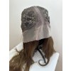 Zářivá přírodní hnědá paruka Love se síťkou (lace front)