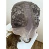 Zářivá přírodní hnědá paruka Love se síťkou (lace front)