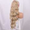 Vlnitý PONYTAIL se stahovací gumou - blond