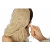 Vlnitý PONYTAIL se stahovací gumou - písčitá blond