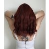 Měděná mikádo paruka Sophie s ofinou