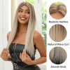 Extra dlouhá ombré blond paruka Lady se síťkou (lace front)