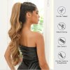 Hedvábný clip in WRAP AROUND PONYTAIL - melírovaná blond