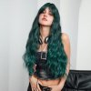 Extra dlouhá zelená paruka Helena