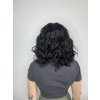 Černá mikádo paruka Priscila se síťkou (lace front)