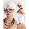Extra krátká bílá paruka Sasha