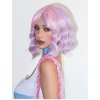Krátká světle růžová mikádo paruka Hailey s melíry