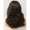 Kávově hnědá  paruka Jackie s ofinou na obě strany