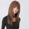 Elegantní kaštanově hnědá paruka Kimmy s jemně sestříhanými konci
