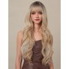 Zářivá dlouhá blond paruka Luna s jemnými vlnami