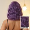 Krátká vlnitá paruka Liliana ve svěží pastelově fialové barvě