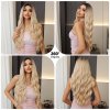 Dlouhá vlnitá paruka Sierra v elegantní přechodové blond barvě