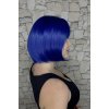 Modrá mikádo paruka Sophia s rovnou ofinou