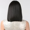 Černá mikádo paruka Kiara s jemnou ofinou