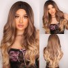 Balayage dlouhá vlnitá paruka Savannah s přirozeným přechodem barev