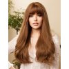 Karamelově hnědá dlouhá paruka Eliana s ofinou