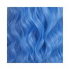 Pastelově modrá dlouhá vlnitá paruka Celssie s rovnou ofinou