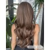 Hnědá melírovaná paruka Vessna s ofinou