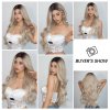 Ombre vlnitá blond paruka Luna s přirozeným přechodem