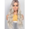 Blond vlnitá paruka Mia s tmavými kořínky