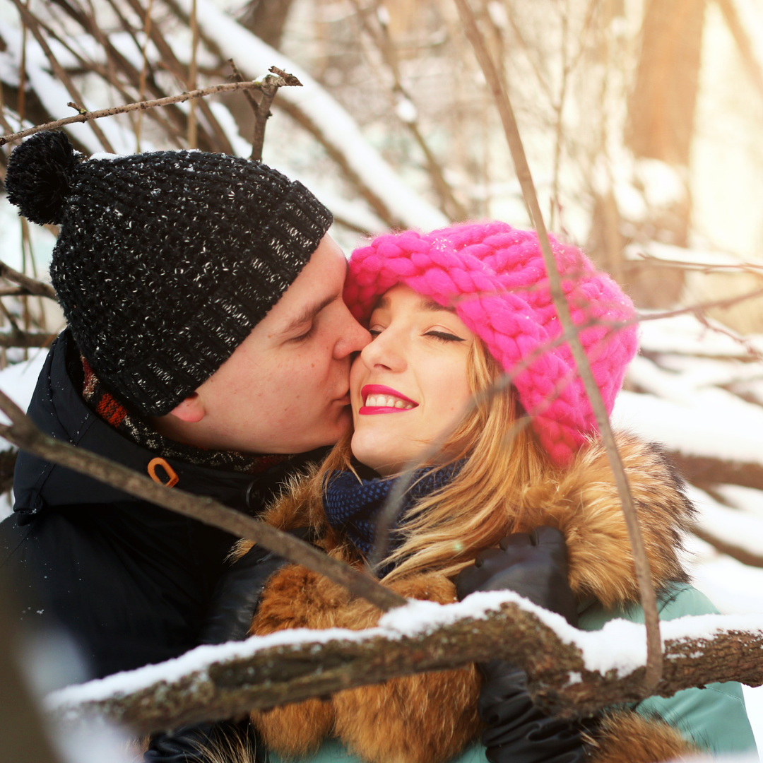 Romantické inšpirácie šiat na zimné rande
