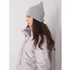 jednoduchá trendy sivá dámska čiapka beanie
