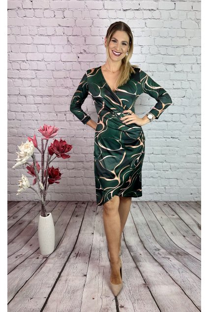 Farebné vzorované šaty