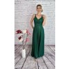 Zelené dlhé trblietavé šaty